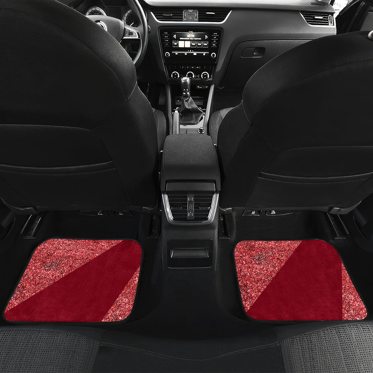 Grenada Independence Day Car Mats Gwenad Bougainvillea Sparkle Version - Wonder Print Shop