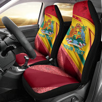 Grenada Independence Day Car Seat Cover Gwenad Bougainvillea Sparkle Version - Wonder Print Shop