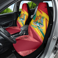 Grenada Independence Day Car Seat Cover Gwenad Bougainvillea Sparkle Version - Wonder Print Shop