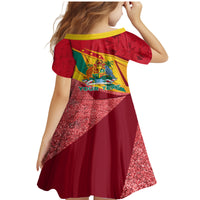 Grenada Independence Day Family Matching Mermaid Dress and Hawaiian Shirt Gwenad Bougainvillea Sparkle Version - Wonder Print Shop