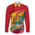 Grenada Independence Day Family Matching Puletasi and Hawaiian Shirt Gwenad Bougainvillea Sparkle Version - Wonder Print Shop