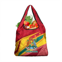 Grenada Independence Day Grocery Bag Gwenad Bougainvillea Sparkle Version