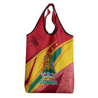 Grenada Independence Day Grocery Bag Gwenad Bougainvillea Sparkle Version