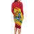 Grenada Independence Day Long Sleeve Bodycon Dress Gwenad Bougainvillea Sparkle Version - Wonder Print Shop