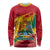 Grenada Independence Day Long Sleeve Shirt Gwenad Bougainvillea Sparkle Version - Wonder Print Shop