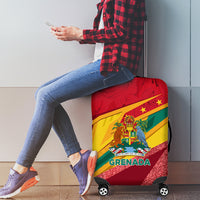 Grenada Independence Day Luggage Cover Gwenad Bougainvillea Sparkle Version - Wonder Print Shop