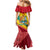 Grenada Independence Day Mermaid Dress Gwenad Bougainvillea Sparkle Version - Wonder Print Shop