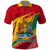Grenada Independence Day Polo Shirt Gwenad Bougainvillea Sparkle Version - Wonder Print Shop