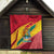 Grenada Independence Day Quilt Gwenad Bougainvillea Sparkle Version - Wonder Print Shop