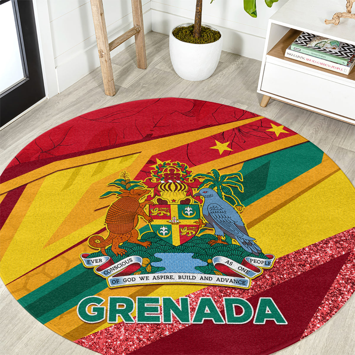 grenada-independence-day-round-carpet-gwenad-bougainvillea-sparkle-version