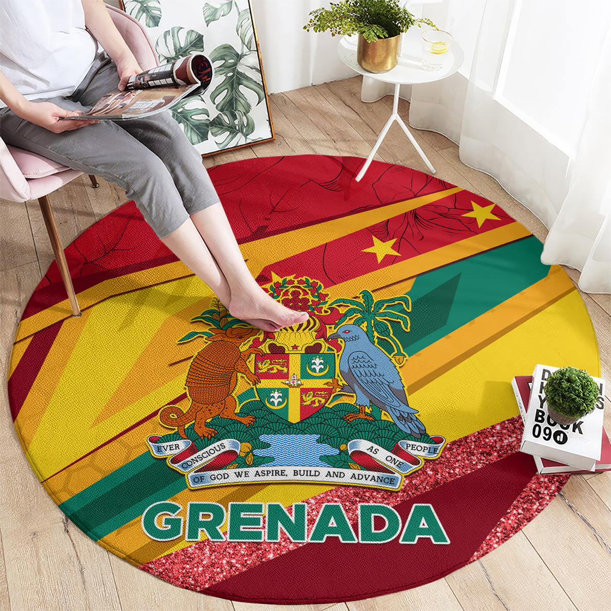 grenada-independence-day-round-carpet-gwenad-bougainvillea-sparkle-version