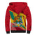 Grenada Independence Day Sherpa Hoodie Gwenad Bougainvillea Sparkle Version - Wonder Print Shop