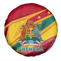 Grenada Independence Day Spare Tire Cover Gwenad Bougainvillea Sparkle Version - Wonder Print Shop