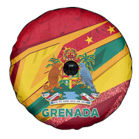 Grenada Independence Day Spare Tire Cover Gwenad Bougainvillea Sparkle Version - Wonder Print Shop