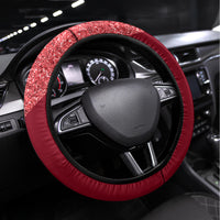 Grenada Independence Day Steering Wheel Cover Gwenad Bougainvillea Sparkle Version - Wonder Print Shop