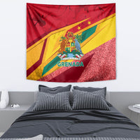 Grenada Independence Day Tapestry Gwenad Bougainvillea Sparkle Version - Wonder Print Shop