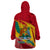 Grenada Independence Day Wearable Blanket Hoodie Gwenad Bougainvillea Sparkle Version - Wonder Print Shop