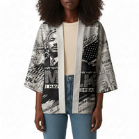 I Have A Dream MLK Kimono Newspaper Grunge Style - Wonder Print Shop
