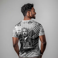 I Have A Dream MLK T shirt Newspaper Grunge Style - Wonder Print Shop