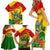 Zimbabwe Independence Day Family Matching Short Sleeve Bodycon Dress and Hawaiian Shirt Chapungu Bird With Flame Lily - Wonder Print Shop
