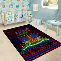 Haitian Flag Day Area Rug La fete du drapeau Haitien - Wonder Print Shop
