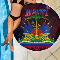 Haitian Flag Day Beach Blanket La fete du drapeau Haitien - Wonder Print Shop