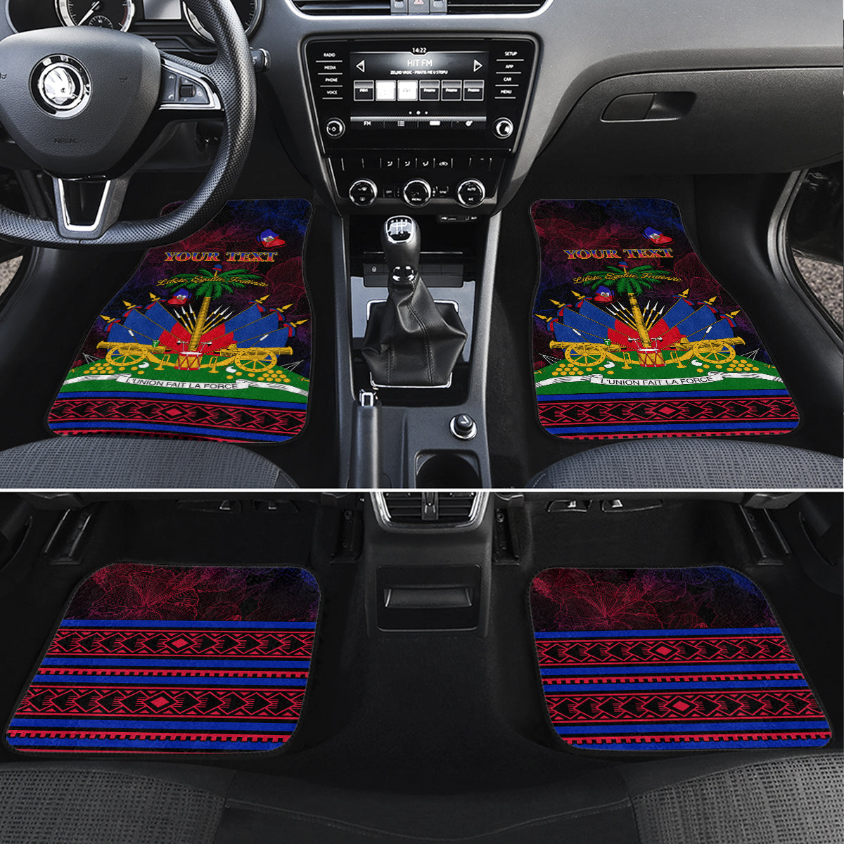 Haitian Flag Day Car Mats La fete du drapeau Haitien - Wonder Print Shop