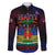 Haitian Flag Day Family Matching Off Shoulder Long Sleeve Dress and Hawaiian Shirt La fete du drapeau Haitien - Wonder Print Shop