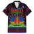 Haitian Flag Day Family Matching Puletasi and Hawaiian Shirt La fete du drapeau Haitien