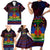 Haitian Flag Day Family Matching Short Sleeve Bodycon Dress and Hawaiian Shirt La fete du drapeau Haitien - Wonder Print Shop