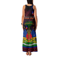 Haitian Flag Day Family Matching Tank Maxi Dress and Hawaiian Shirt La fete du drapeau Haitien - Wonder Print Shop