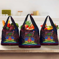 Haitian Flag Day Grocery Bag La fete du drapeau Haitien