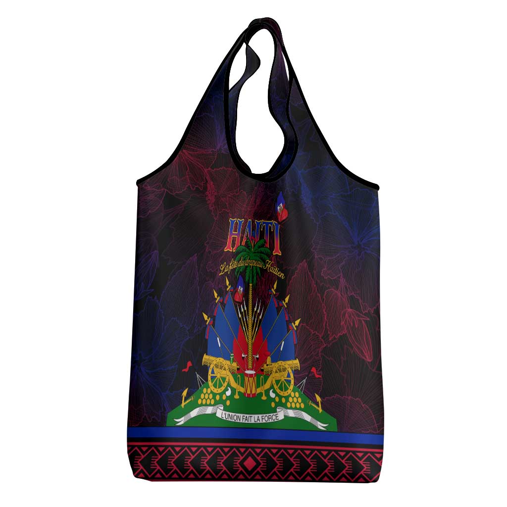 Haitian Flag Day Grocery Bag La fete du drapeau Haitien