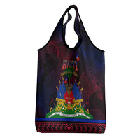 Haitian Flag Day Grocery Bag La fete du drapeau Haitien