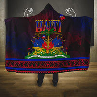 Haitian Flag Day Hooded Blanket La fete du drapeau Haitien