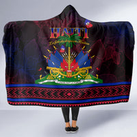 Haitian Flag Day Hooded Blanket La fete du drapeau Haitien