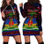 Haitian Flag Day Hoodie Dress La fete du drapeau Haitien