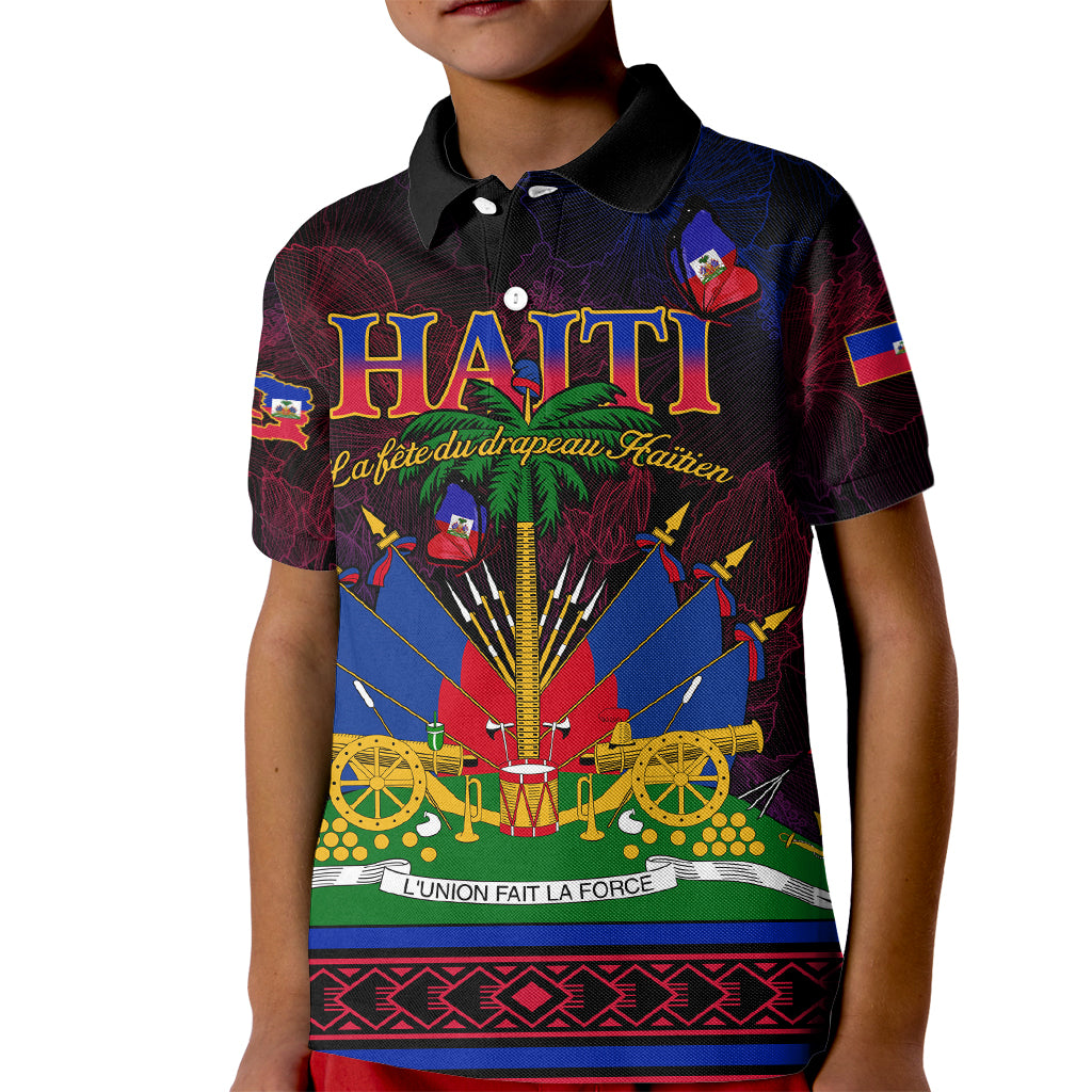 Haitian Flag Day Kid Polo Shirt La fete du drapeau Haitien - Wonder Print Shop