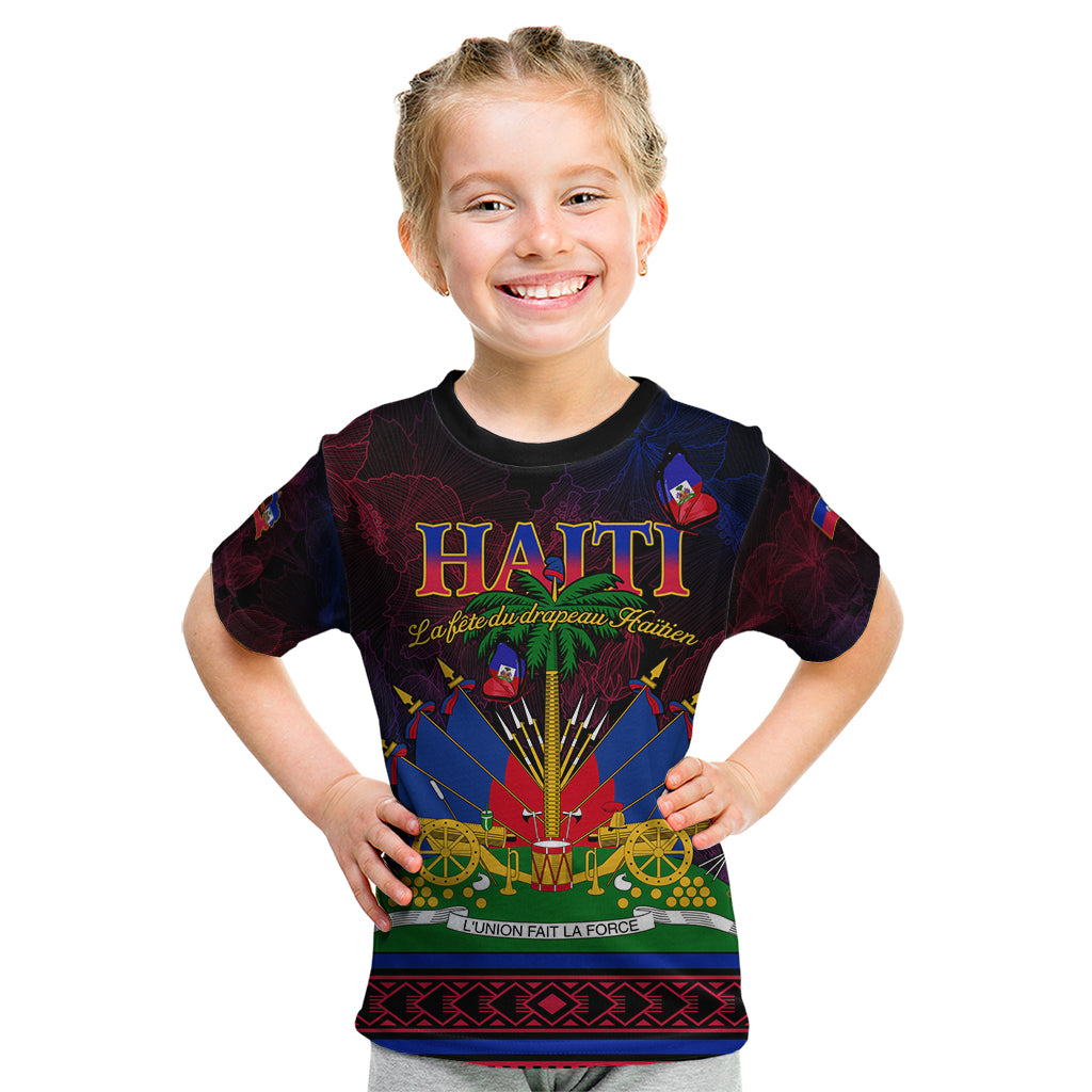 Haitian Flag Day Kid T Shirt La fete du drapeau Haitien - Wonder Print Shop