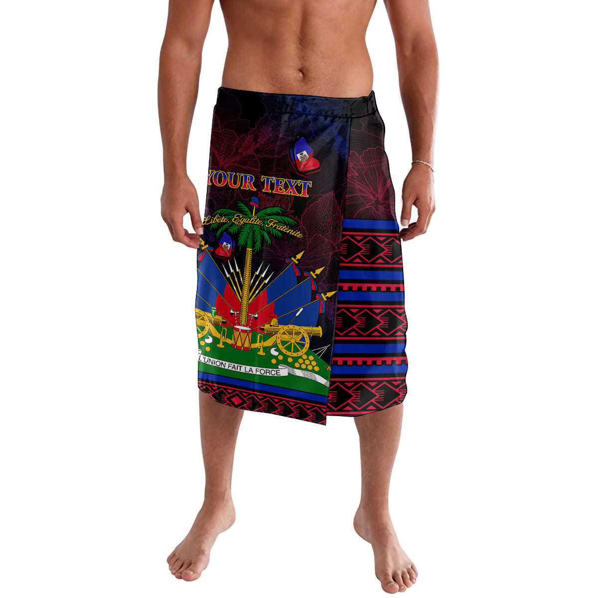 Haitian Flag Day Lavalava La fete du drapeau Haitien - Wonder Print Shop