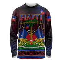 Haitian Flag Day Long Sleeve Shirt La fete du drapeau Haitien - Wonder Print Shop