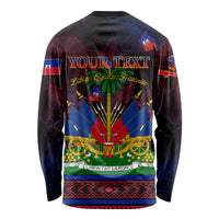Haitian Flag Day Long Sleeve Shirt La fete du drapeau Haitien - Wonder Print Shop
