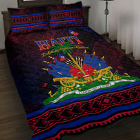 Haitian Flag Day Quilt Bed Set La fete du drapeau Haitien - Wonder Print Shop