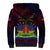Haitian Flag Day Sherpa Hoodie La fete du drapeau Haitien - Wonder Print Shop