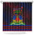 Haitian Flag Day Shower Curtain La fete du drapeau Haitien