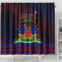 Haitian Flag Day Shower Curtain La fete du drapeau Haitien