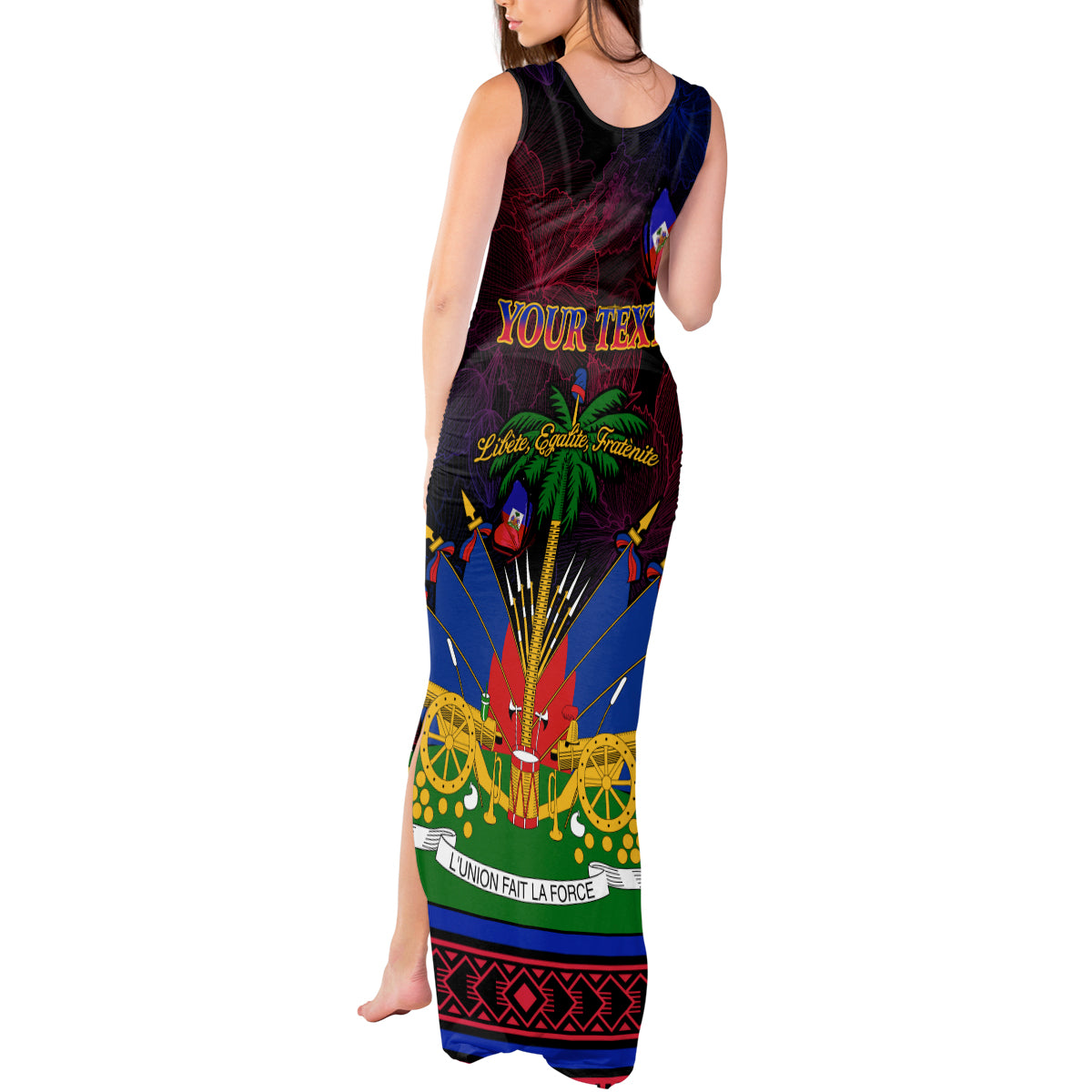 Haitian Flag Day Tank Maxi Dress La fete du drapeau Haitien - Wonder Print Shop