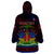 Haitian Flag Day Wearable Blanket Hoodie La fete du drapeau Haitien - Wonder Print Shop