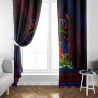 Haitian Flag Day Window Curtain La fete du drapeau Haitien - Wonder Print Shop