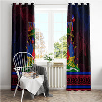 Haitian Flag Day Window Curtain La fete du drapeau Haitien - Wonder Print Shop